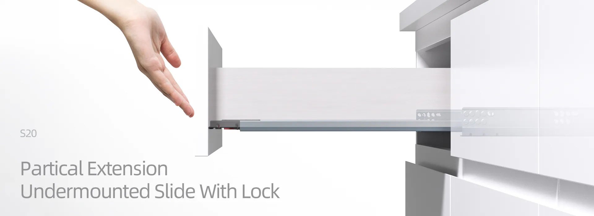 S20 Partial extension undermounted slide